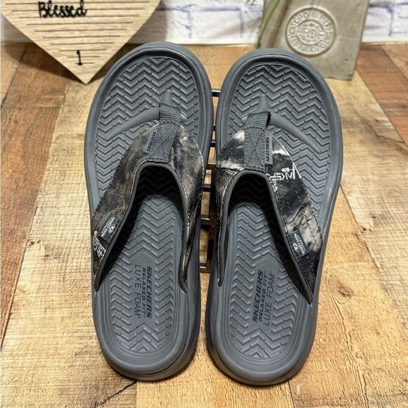 Skechers Relaxed Fit: Reggae - Gialto Mossy Oak Size Men’s 10 - Picture 6 of 8